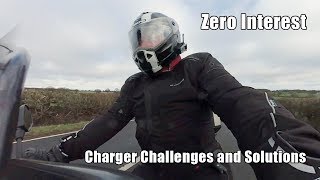 Zero Motorcycles Zero DSR Electric Motorbike  Charger Challenges and Solutions [upl. by Anwadal]