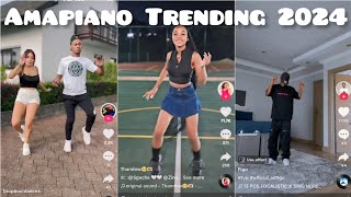 Amapiano Trending TikTok challenges  2024amapianodancechallengeamapiano [upl. by Yclehc]