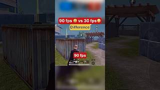 90 fps 😃 vs 30 fps😳 difference tdm BattlegroundsMobileIN [upl. by Grevera]