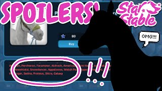 SPOILER GALAXY HORSE amp NEW APPALOOSA BREED VARIATION 😱 STAR STABLE [upl. by Adnerak]