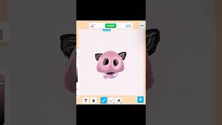 Zoom in Zoom out🐽🐷speeddraw roblox drawing shorts digitalart gaming painting art artist [upl. by Akirdnwahs]