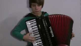 A Night Like This  Caro Emerald  Accordion Cover by Stefan Bauer [upl. by Egroej]