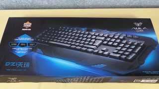 AULA DZI Gaming Keyboard with Backlight  Unboxing amp Hands On [upl. by Houghton790]