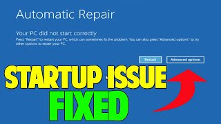 How to Fix Automatic Repair Loop and Startup Repair in Windows 10  5 WAYS [upl. by Enwad]