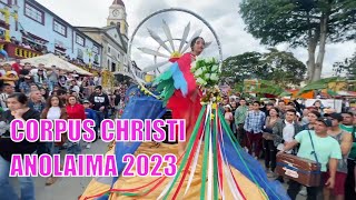 Comparsas y Carrozas  Corpus Christi Anolaima 2023 🎉🎶 [upl. by Kenny359]