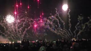 EAA Oshkosh 2024 Fireworks and Drone Show [upl. by Shreve236]