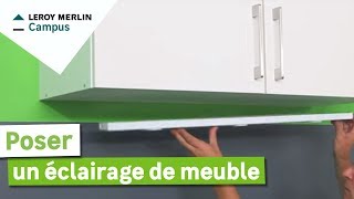 Comment poser un éclairage de meuble haut  Leroy Merlin [upl. by Adnof]