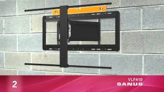 How to Install Your SANUS VLF410 TV Mount [upl. by Oicnedurp]