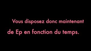 Calculer Epotentielle dans Régressi [upl. by Avigdor]