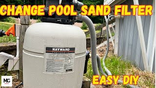 Pool Sand Filter Replacement Made Easy [upl. by Analise]