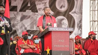 Angola elections João Lourenço calls to quothonor the memoryquot of dos Santos [upl. by Ynehteb988]