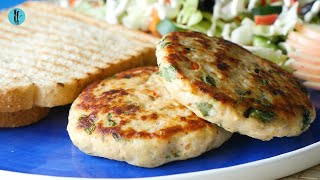 Healthy Chicken Patty Recipe By Healthy Food Fusion [upl. by Cleodel]