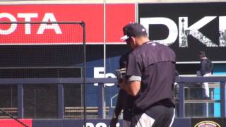 Didi Gregorius working with Alex Rodriguez at shortstop [upl. by Annaerda247]