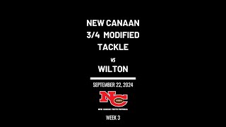 NCYF Plays of the Week 3rd  4th Grade Modified Tackle v Wilton Week 3 [upl. by Vod561]