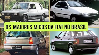 OS MAIORES FRACASSOS DA FIAT NO BRASIL [upl. by Annayrb347]