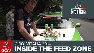 The Feed Zone  Whats In A Riders Musette  Giro DItalia 2014 [upl. by Fawnia]