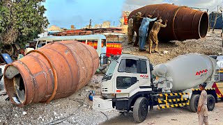 How to Make Concrete Mixer Truck  Manufacturing Process Of Concrete Mixer Truck Machine  Part 2 [upl. by Suiratnod206]