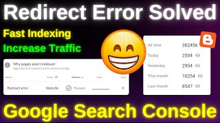 How to Resolve Redirect Errors in Your Blogger Website  I Have Zero Errors in Your Search Console [upl. by Namruht]