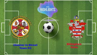 ChesterleStreet Town FC v Billingham Town EBAC Northern League Div 2 [upl. by Skell]