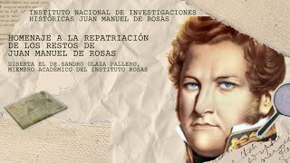 Homenaje al 35° aniversario de la repatriación de los restos de Juan Manuel de Rosas [upl. by Alya]