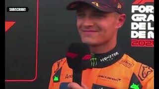 Lando Norris Post Qualifying Interview  MexicoGP 2024 [upl. by Namijneb999]