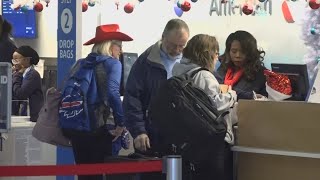 Bills fans taking flight for LA this weekend [upl. by Ataynek821]