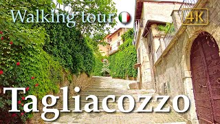 Tagliacozzo Abruzzo Italy【Walking Tour】History in Subtitles  4K [upl. by Gadmann]