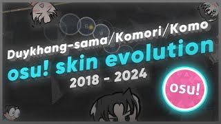 DuykhangsamaKomoriKomo osu skin Evolution [upl. by Dranrev728]