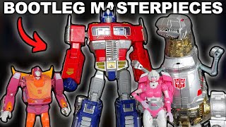 BOOTLEG TRANSFORMERS  G1 Masterpiece KnockOffs [upl. by Stamata37]