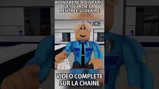 LA POLICE ENQUETE SUR LA DISPARITION DE MON FRERE dans BROOKHAVEN RP [upl. by Netsrak]