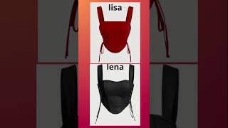 Lisa or lena lisa lena fashion lena aesthetic lisa lena short youtubeshorts [upl. by Elatnahc]