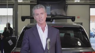 Newsom addresses voters in counties won by Trump [upl. by Eniluj]