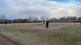 BaseballDelta vs Basalt Scrimmage [upl. by Yroffej]