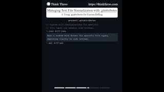 Managing text file normalization with gitattributes [upl. by Alarice]