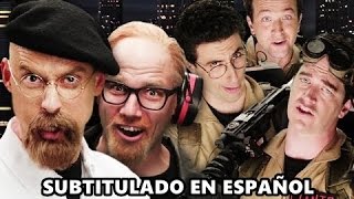 Ghostbusters vs Mythbusters  Epic Rap Battles of History  Subtitulado en español [upl. by Angid811]