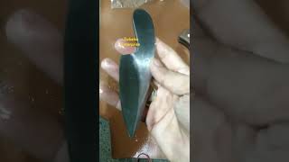 custom Handmade 5160 spring steel Hunting Knife blank blade zubaisaenterprises customknifemaker [upl. by Nosyaj]