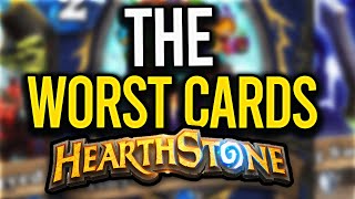 The Worst Cards In Hearthstone History [upl. by Llerred]