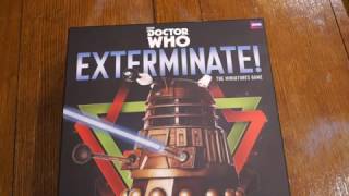 Unboxing Exterminate  Dr Who Tabletop game [upl. by Delphinia]