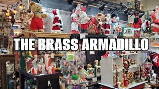 BRASS ARMADILLO ANTIQUE MALL SHOP WITH ME WALKTHROUGH [upl. by Labina299]