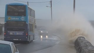 Big Waves in Skerries Co Dublin Ireland 2013 [upl. by Sirdna837]