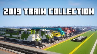 My Entire Minecraft Train Collection 2019 [upl. by Michaelina]