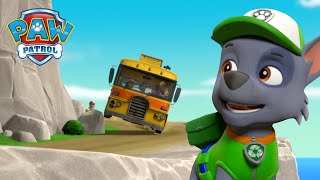 Pieski ratują rozpędzony autobus wycieczkowy i nie tylko  Psi Patrol PAW Patrol po polsku [upl. by Anilatac423]