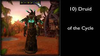 All Classes Challenge Mode Armour Showcase  Awesome Transmog World of Warcraft [upl. by Nollahp]