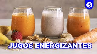 JUGOS ENERGIZANTES  ENERGÍA PARA TODO EL DÍA 🧃 [upl. by Irmgard]