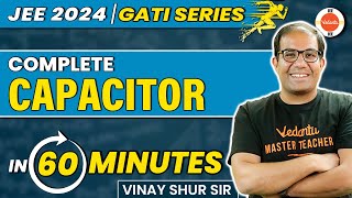 JEE Main 2024  Quick Revision of Capacitors🔥 Class 12🔥 ONE SHOT  JEE 2024  Vinay Shur Sir [upl. by Elva]