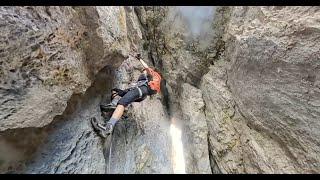 Tegelbergsteig in 5 Minuten KlettersteigAbenteuer mit Helmkamera [upl. by Tooley]