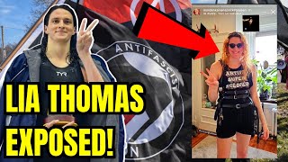 Lia Thomas EXPOSED in PHOTO as ANTIFA SUPPORTER Transgender Swimmer Is A RADICAL LEFTIST [upl. by Harrus462]