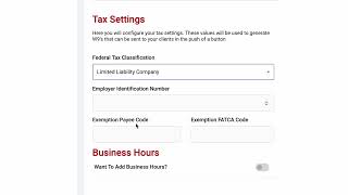 Tax Settings amp W9 Form Automation in Contractor [upl. by Woodman67]