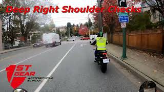 ICBC Road Test  Deep Right Shoulder Checks [upl. by Adnirem]