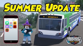 NEW ERLC Summer Update Prison amp Metro Bus New Phone Roblox Emergency Response [upl. by Sparrow820]